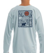 Men's & Youth | Pacific Wave SPF 50 Long Sleeve — Buddy by the Sea